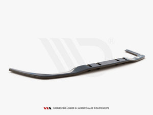 Central Rear Splitter V.1 (Vertical Bars) Mercedes A 35 AMG Sedan V177 - Wayside Performance 