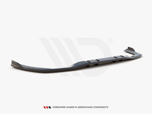 Central Rear Splitter V.2 (Vertical Bars) Mercedes A 35 AMG Sedan V177 - Wayside Performance 