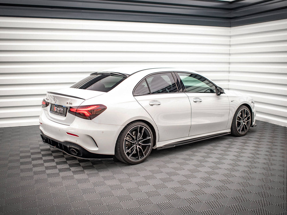 Side Skirts Diffusers V.2 Mercedes A35 AMG / AMG-Line W177 - Wayside Performance 