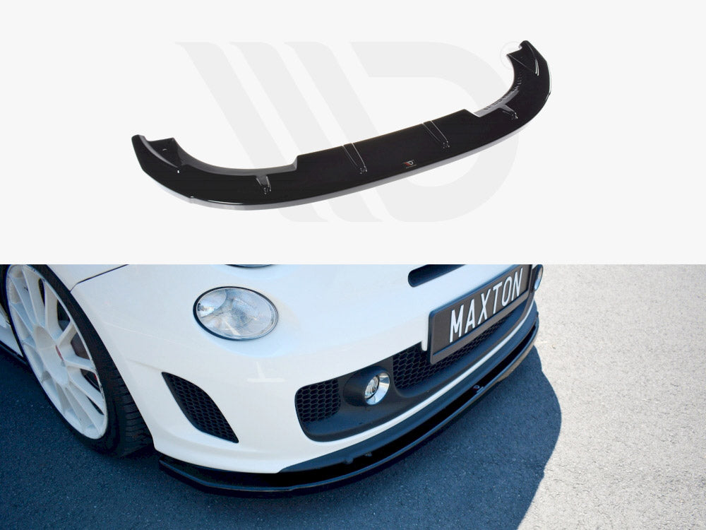 Front Splitter V.2 Fiat 500 MK1 Abarth (2008-2012) - Wayside Performance 