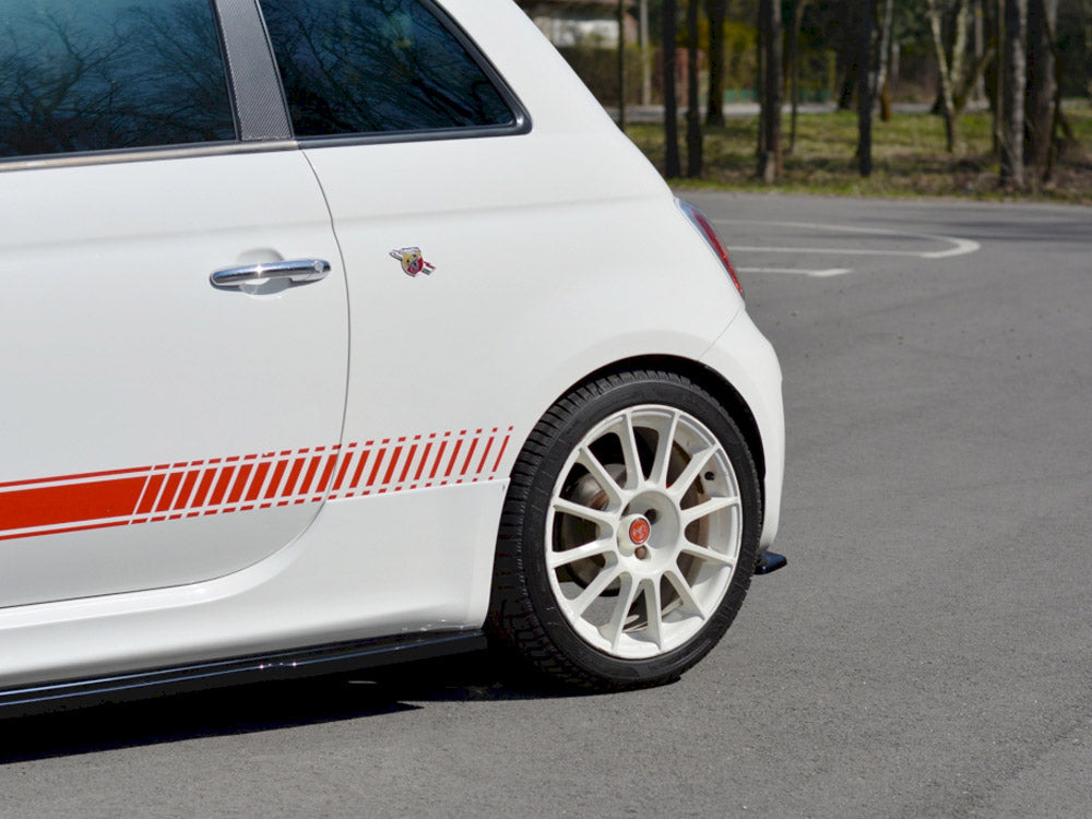 Rear Side Splitters Fiat 500 Abarth MK1 (2008-2012) - Wayside Performance 