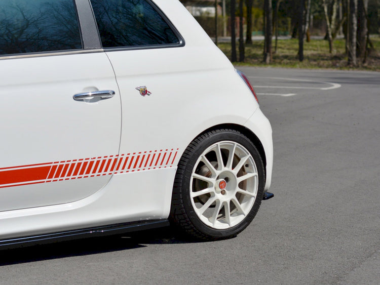 Rear Side Splitters Fiat 500 Abarth MK1 (2008-2012) - Wayside Performance 