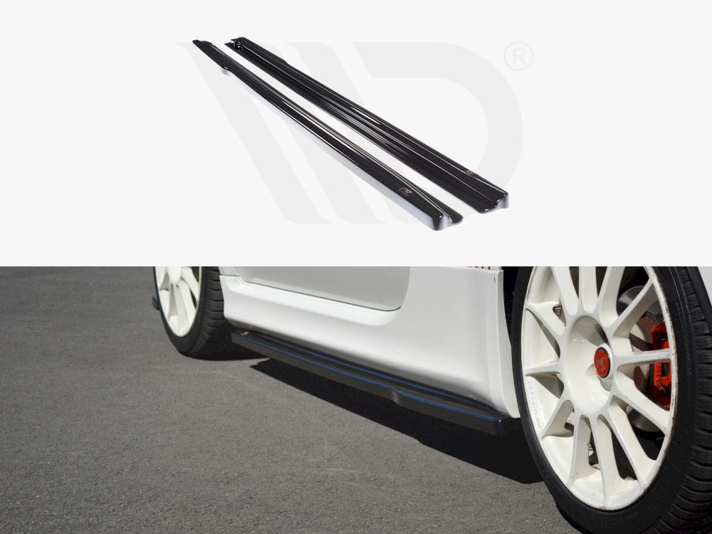 Side Skirts Splitters Fiat 500 Mk1 Abarth (2008-2012) - Wayside Performance 