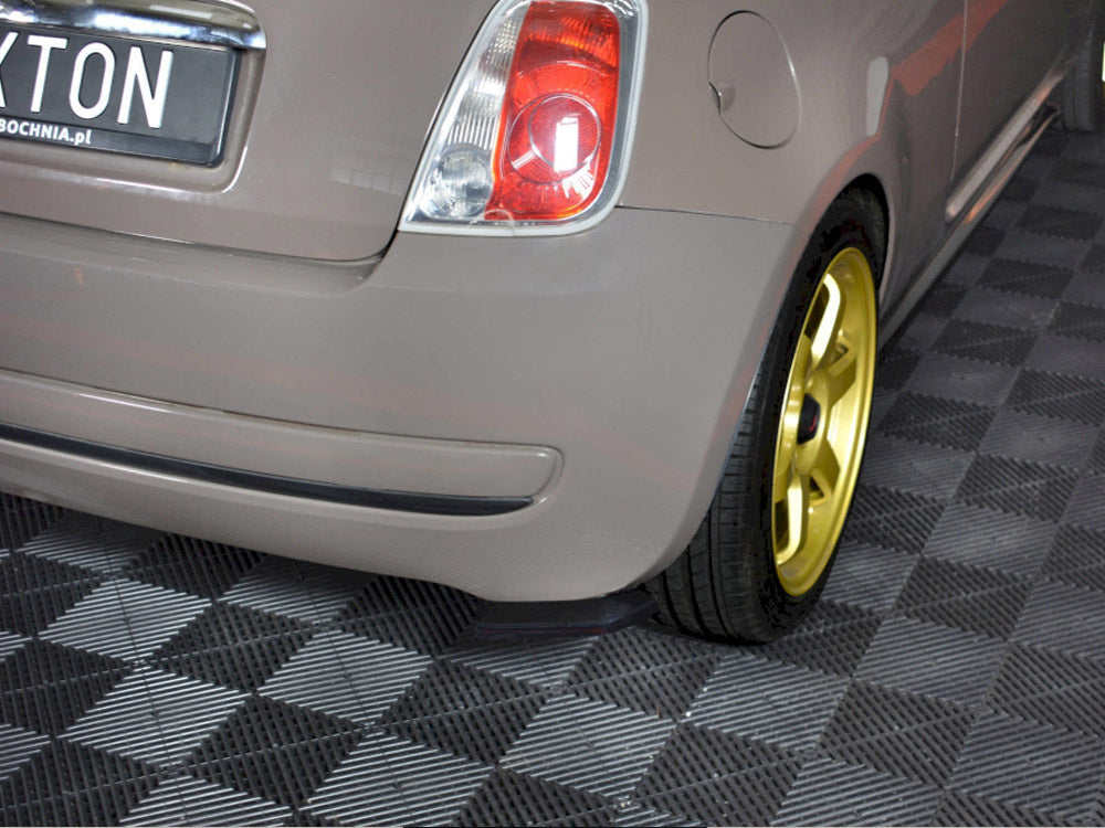 Rear Side Splitters Fiat 500 Pre-facelift (2007-2014) - Wayside Performance 
