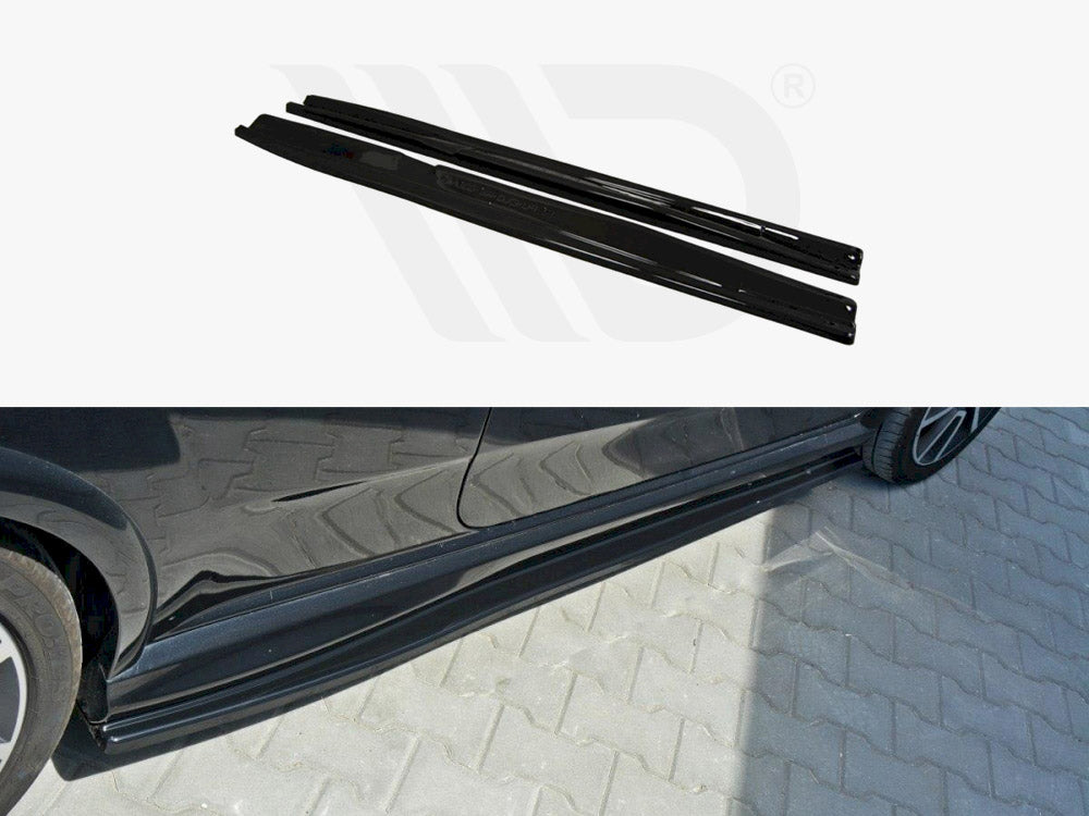 Side Skirts Diffusers Fiat Punto EVO Abarth (2010-2014) - Wayside Performance 