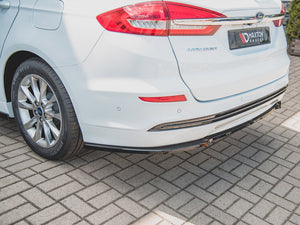 Central Rear Splitter Ford Mondeo Estate Platinum Mk5 Facelift - Wayside Performance 