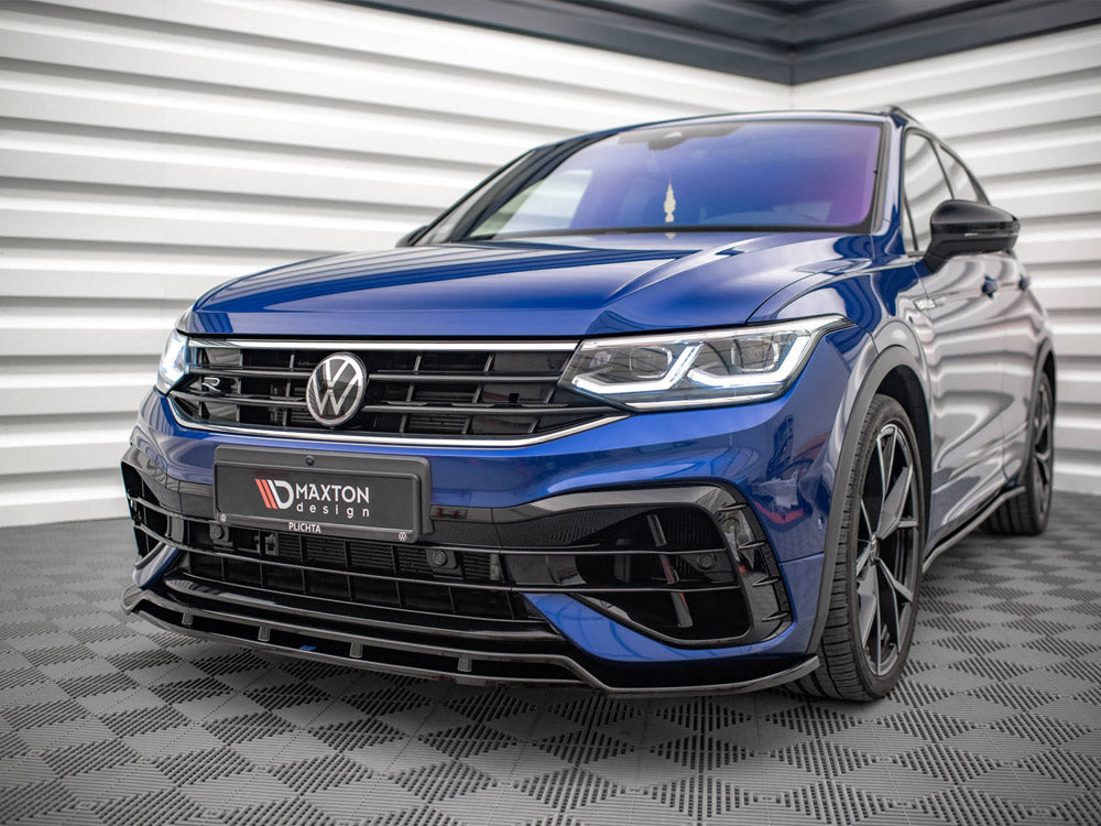 Front Splitter V.1 VW Tiguan R  / R-line MK2 Facelift (2020-) - Wayside Performance 