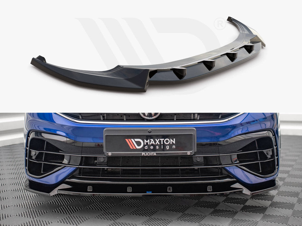 Front Splitter V.2 VW Tiguan R  / R-line MK2 Facelift (2020-) - Wayside Performance 