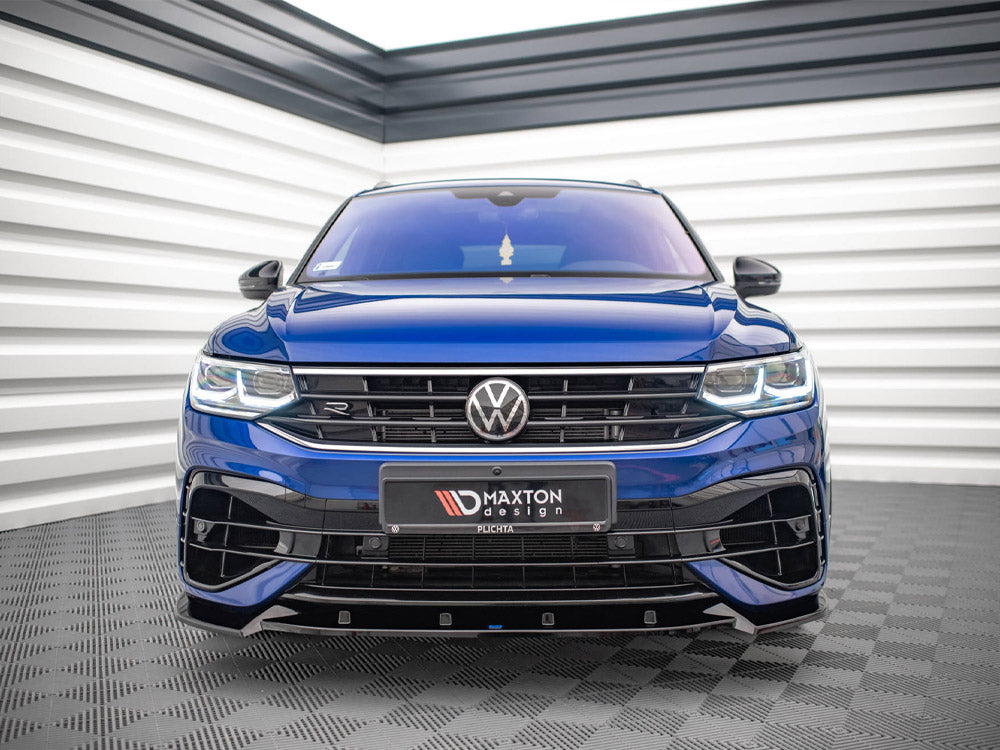 Front Splitter V.2 VW Tiguan R  / R-line MK2 Facelift (2020-) - Wayside Performance 