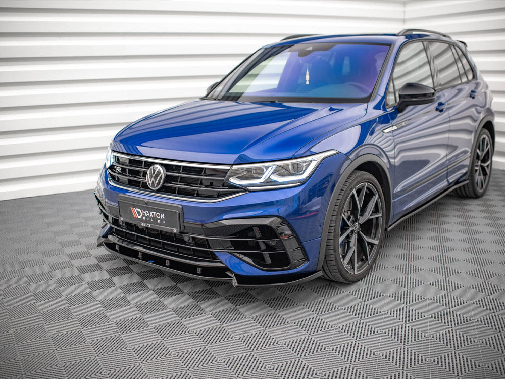 Front Splitter V.2 VW Tiguan R  / R-line MK2 Facelift (2020-) - Wayside Performance 