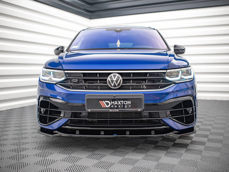 Front Splitter V.3 VW Tiguan R  / R-line MK2 Facelift (2020-) - Wayside Performance 