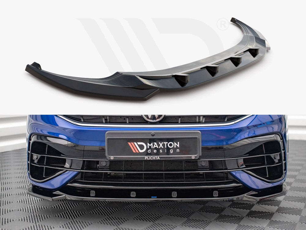 Front Splitter V.3 VW Tiguan R  / R-line MK2 Facelift (2020-) - Wayside Performance 