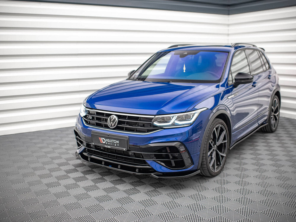 Front Splitter V.3 VW Tiguan R  / R-line MK2 Facelift (2020-) - Wayside Performance 