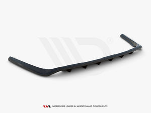 Central Rear Splitter (Vertical Bars) Toyota RAV4 MK5 (2019-) - Wayside Performance 