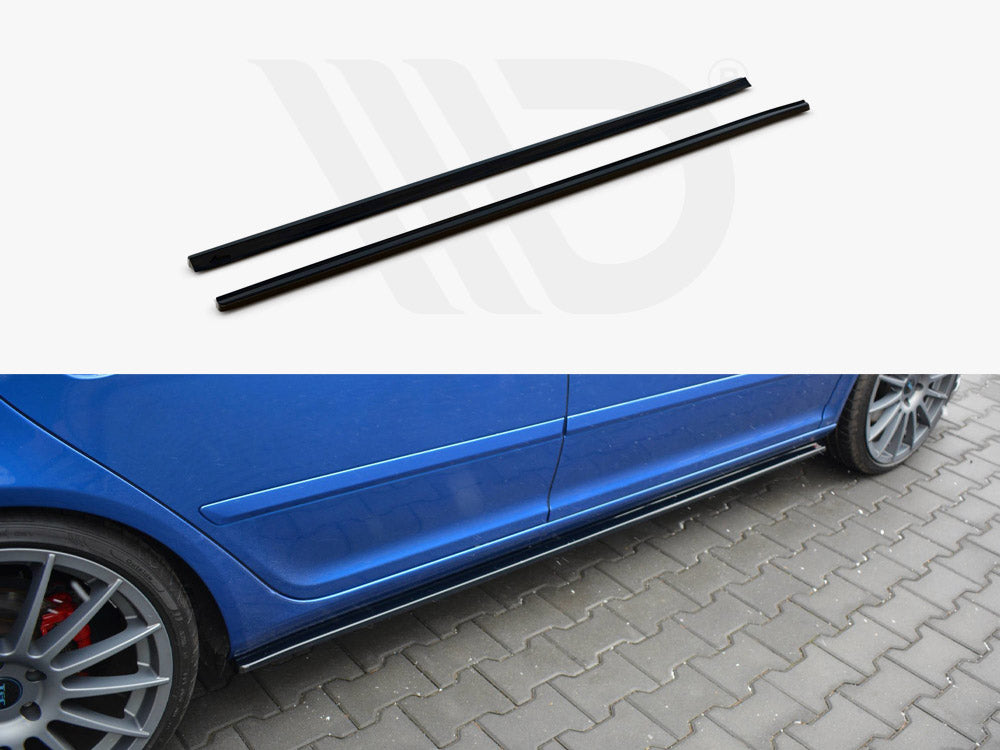 Side Skirts Splitters Skoda Octavia MK2 VRS Facelift  (2008-2013) - Wayside Performance 