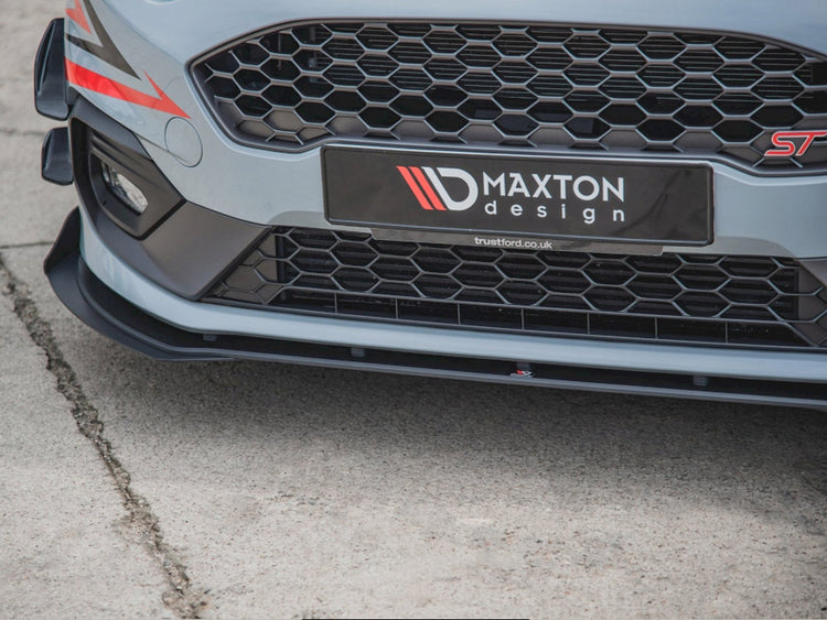Maxton Racing Front Splitter (+flaps) Ford Fiesta Mk8 St/ St Line (2017-) - Wayside Performance 