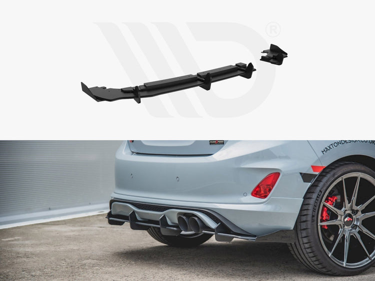 Maxton Racing Rear Diffuser(+flaps) Ford Fiesta Mk8 St (2018-) - Wayside Performance 