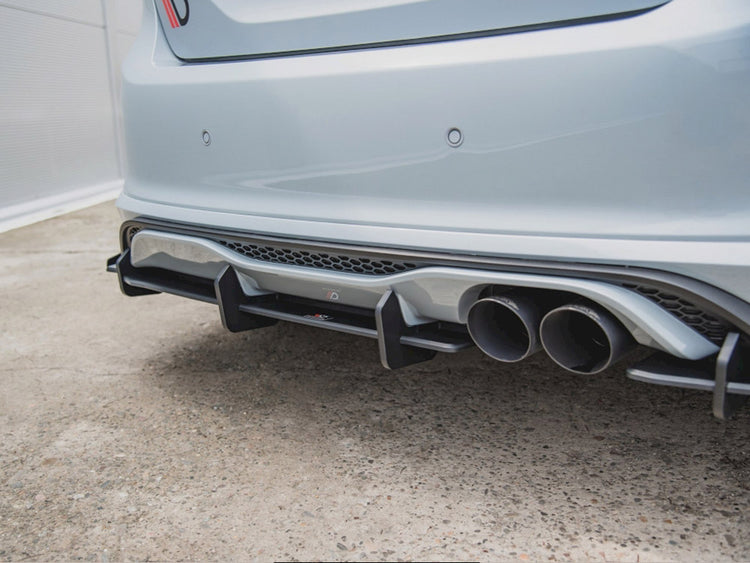 Maxton Racing Rear Diffuser(+flaps) Ford Fiesta Mk8 St (2018-) - Wayside Performance 