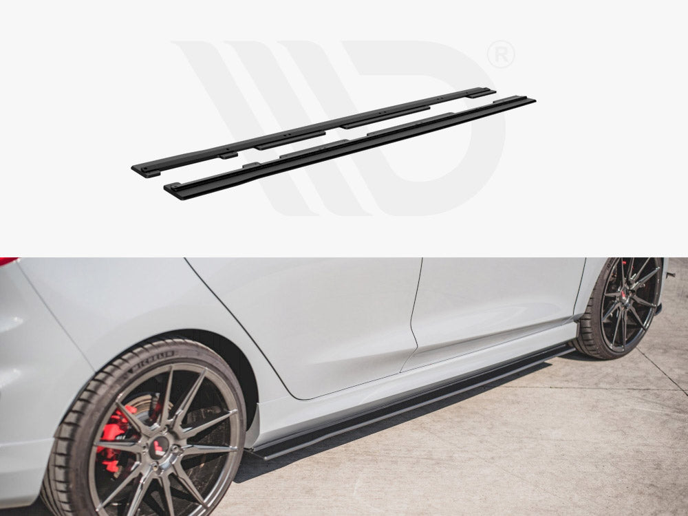 Racing Durability Side Skirts Diffusers Ford Fiesta Mk8 St / St-line (2017-) - Wayside Performance 