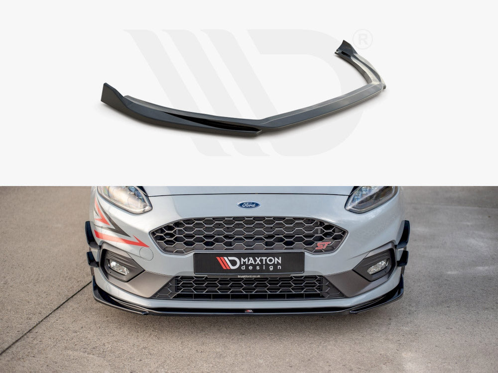 Front Splitter V.4 Ford Fiesta Mk8 St / St-line (2017-) - Wayside Performance 
