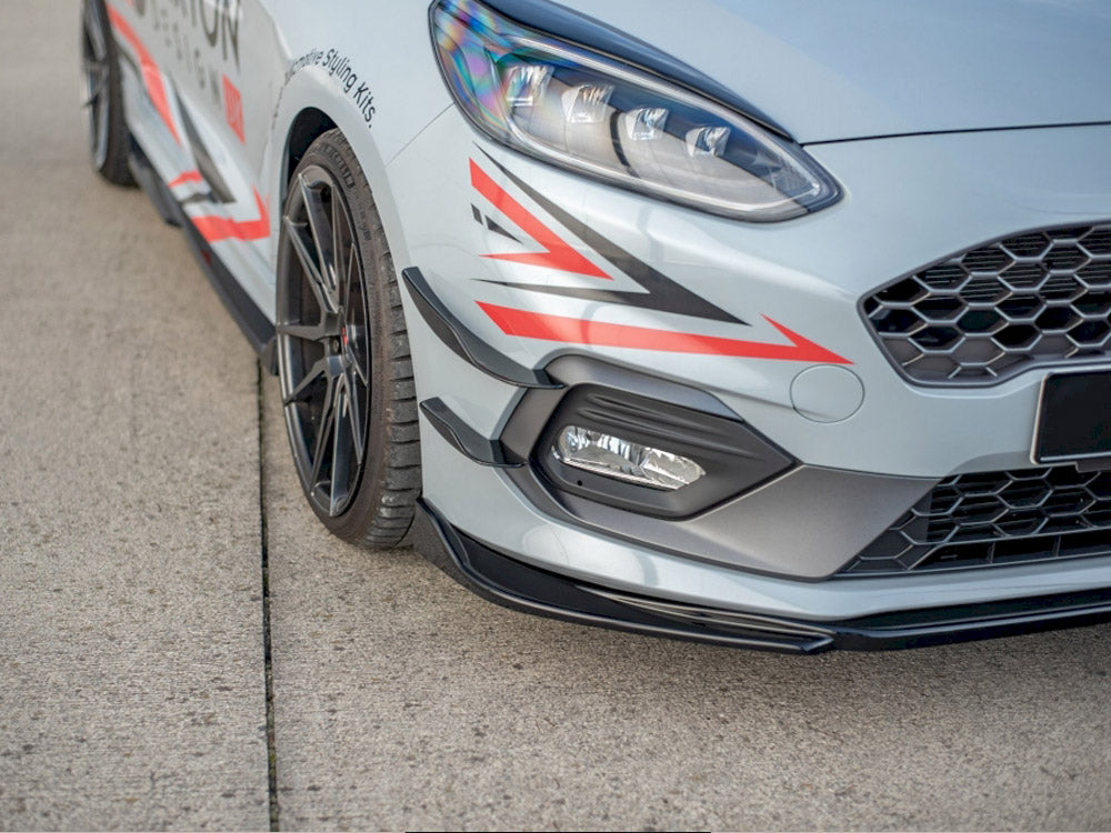 Front Splitter V.4 Ford Fiesta Mk8 St / St-line (2017-) - Wayside Performance 