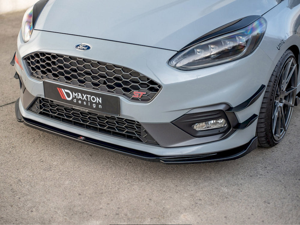 Front Splitter V.4 Ford Fiesta Mk8 St / St-line (2017-) - Wayside Performance 