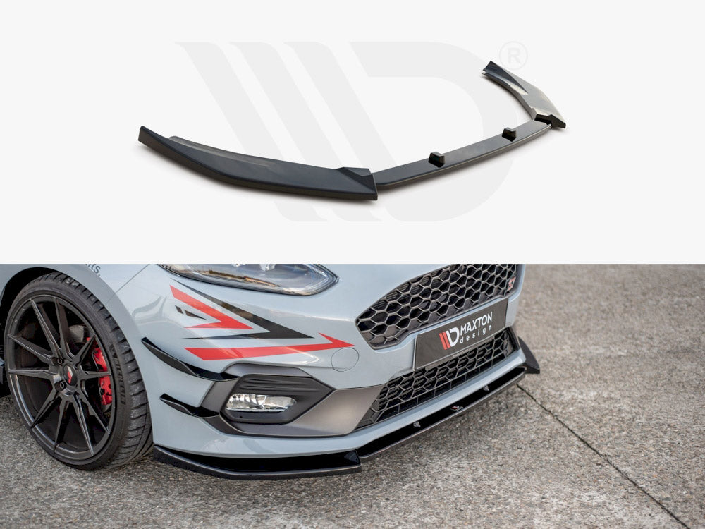 Front Splitter V.7 Ford Fiesta Mk8 St / St-line (2017-) - Wayside Performance 