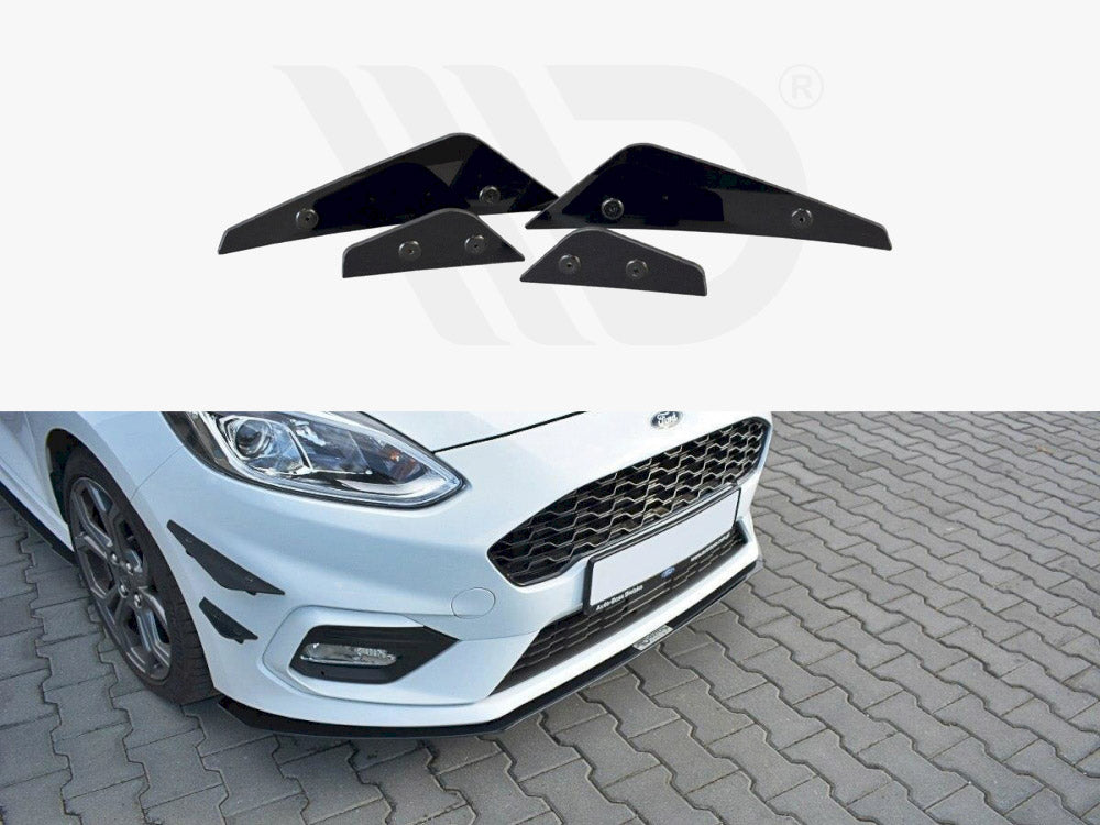 Front Bumper Wings (Canards) Ford Fiesta Mk8 St / St-line - Wayside Performance 
