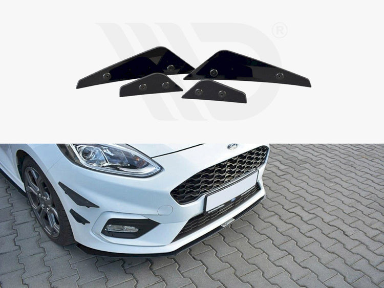 Maxton Design Front Bumper Wings (Canards) Ford Fiesta Mk8 ST / ST-lin