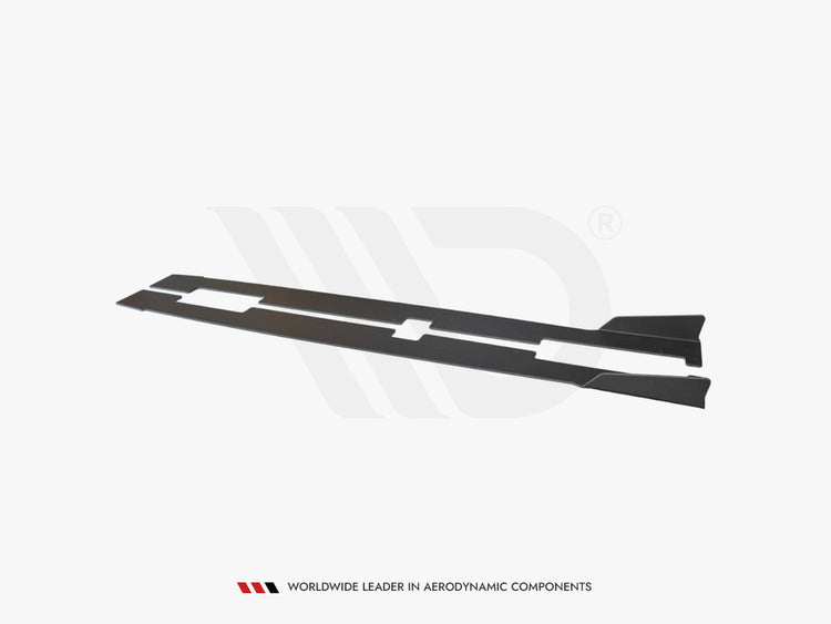 Racing Side Skirts Diffusers V.1 Ford Fiesta Mk8 St / St-line - Wayside Performance 