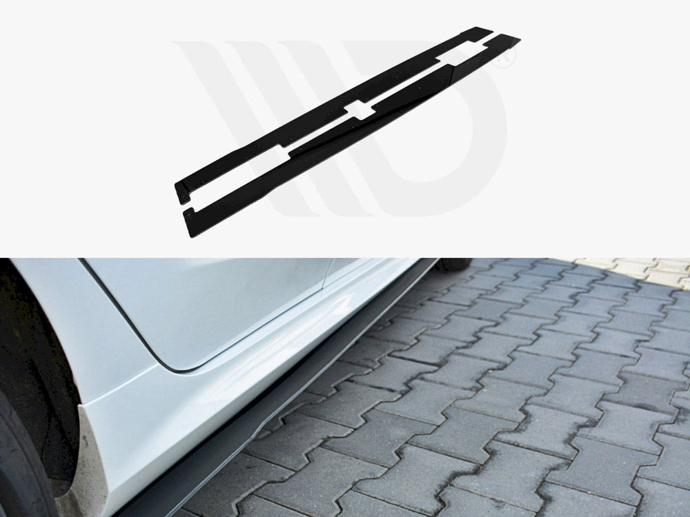 Racing Side Skirts Diffusers V.2 Ford Fiesta Mk8 St / St-line - Wayside Performance 