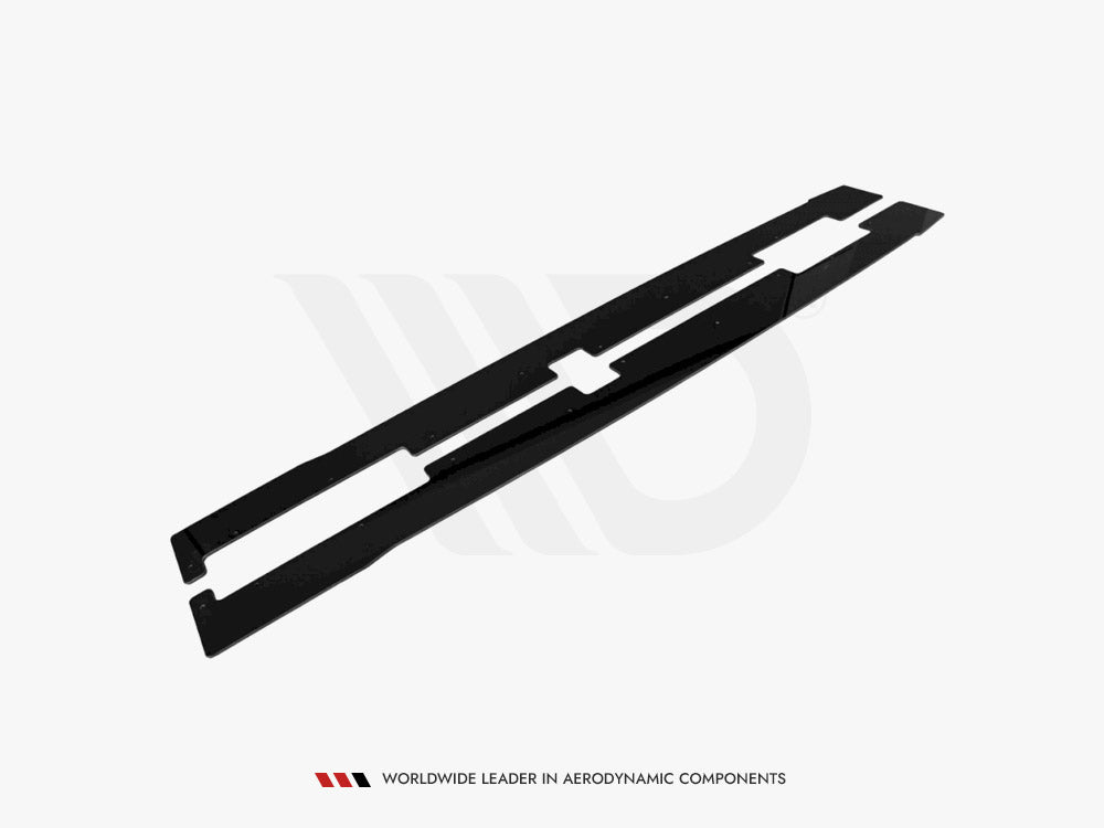 Racing Side Skirts Diffusers V.2 Ford Fiesta Mk8 St / St-line - Wayside Performance 