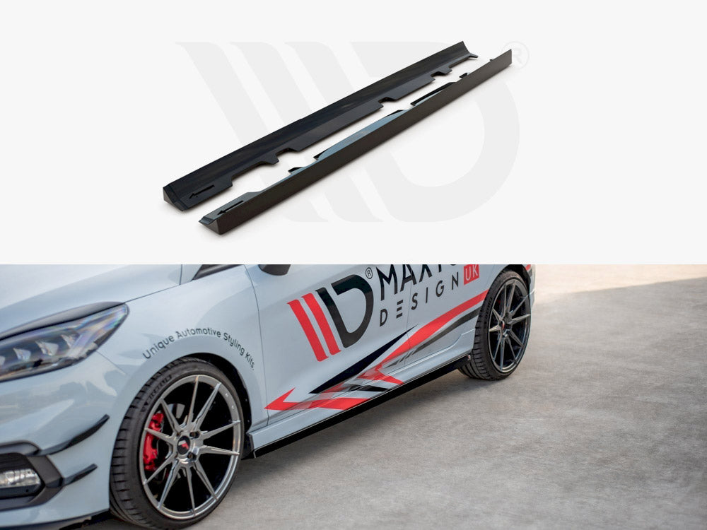 Side Skirts Diffusers V.2 Ford Fiesta Mk8 St / St-line - Wayside Performance 