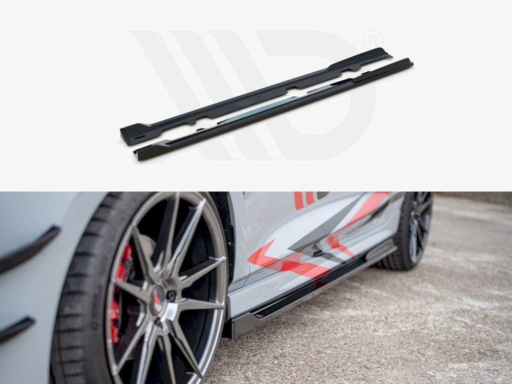Side Skirts Diffusers V.3 Ford Fiesta Mk8 St / St-line - Wayside Performance 