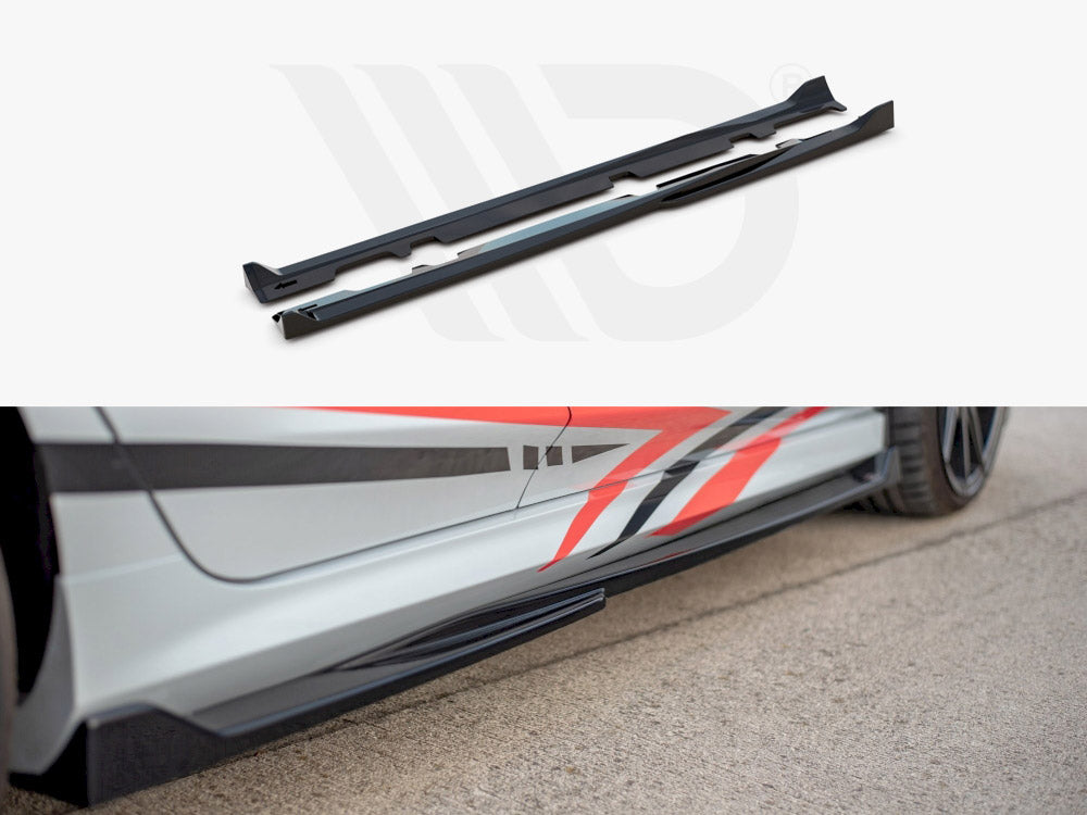 Side Skirts Diffusers V.4 Ford Fiesta Mk8 St / St-line - Wayside Performance 