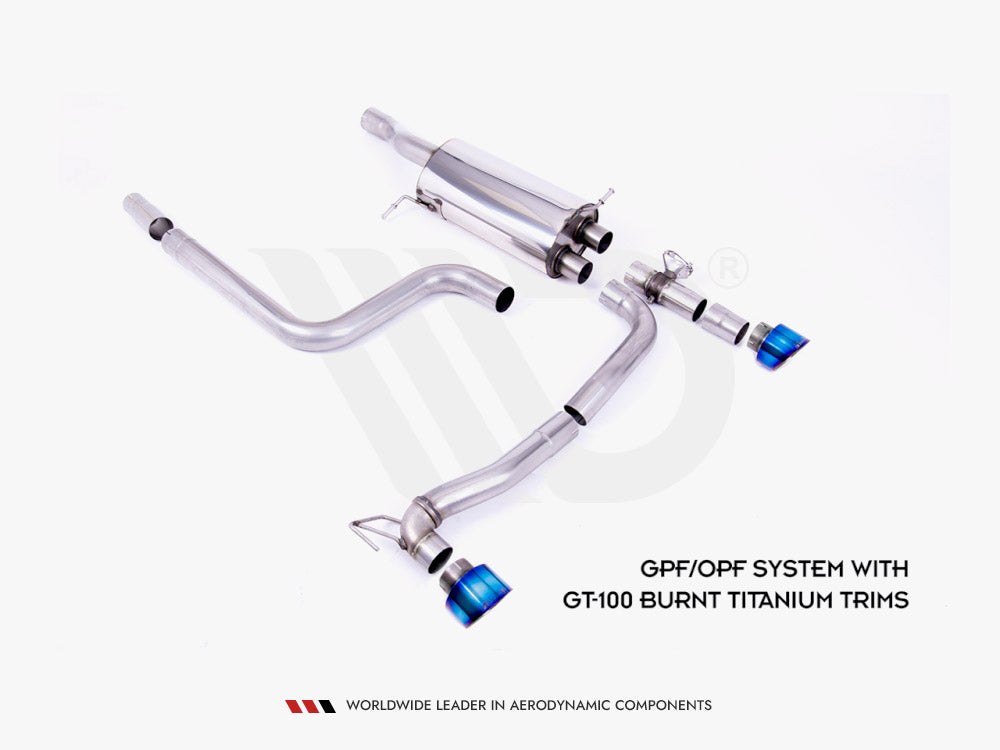 Rear Diffuser + Milltek Gpf/opf Back Exhaust System - Ford Fiesta Mk8 St & Mk8.5 St (2018-2022) - Wayside Performance 