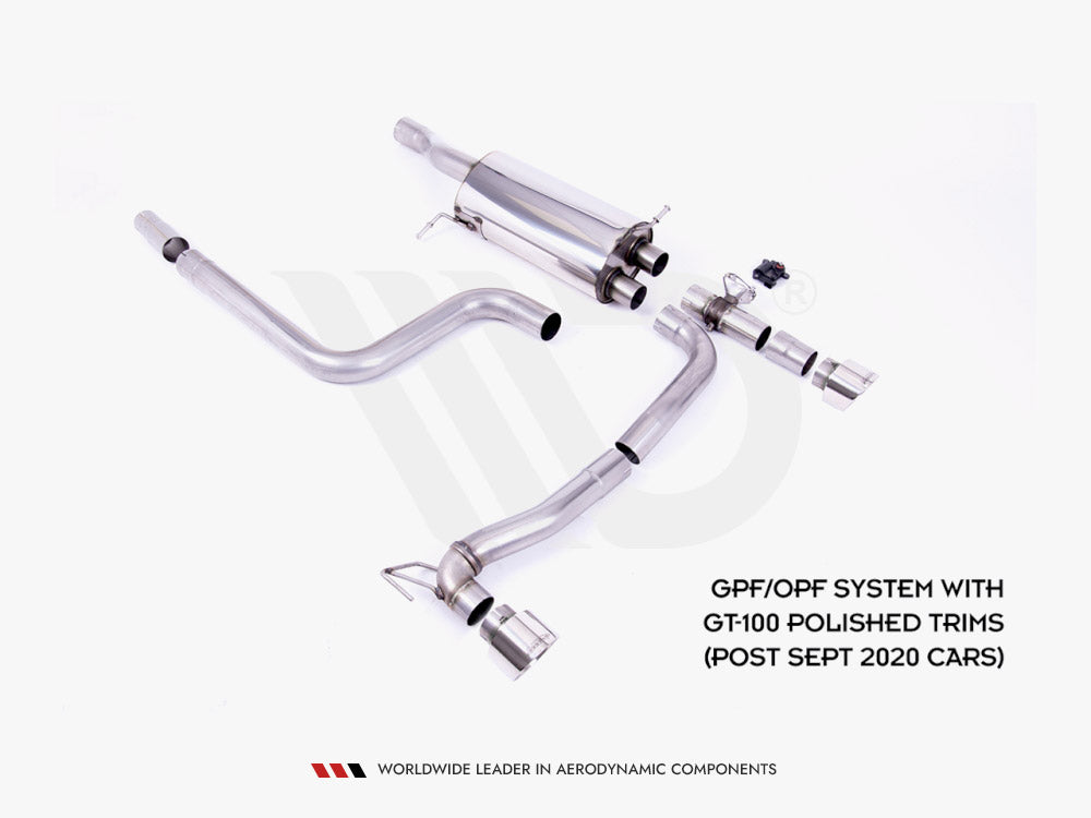 Rear Diffuser + Milltek Gpf/opf Back Exhaust System - Ford Fiesta Mk8 St & Mk8.5 St (2018-2022) - Wayside Performance 