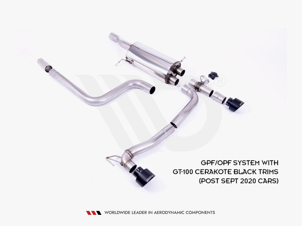 Rear Diffuser + Milltek Gpf/opf Back Exhaust System - Ford Fiesta Mk8 St & Mk8.5 St (2018-2022) - Wayside Performance 