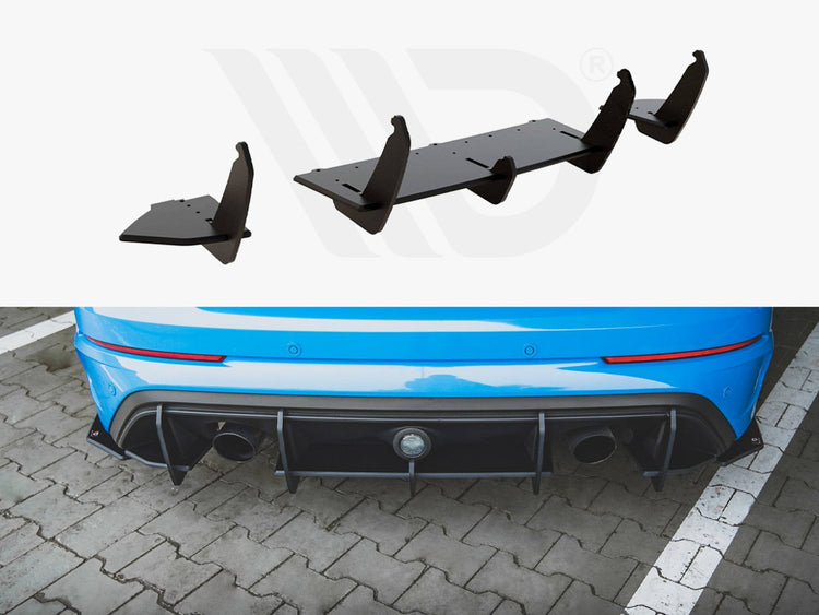 Racing Durability Rear Diffuser Ford Focus Rs Mk3 (2015-2018) - Wayside Performance 