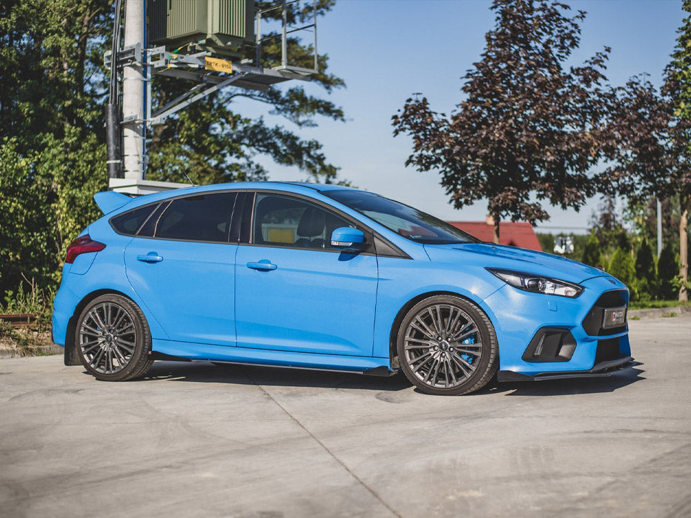 Racing Durability Side Skirts Diffusers (+flaps) Ford Focus Rs Mk3 (2015-2018) - Wayside Performance 