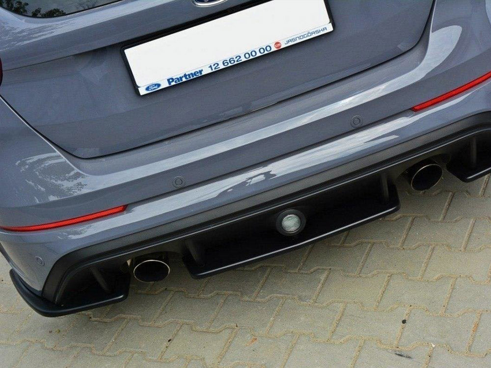 Central Rear Splitter Ford Focus 3 Rs - Wayside Performance 