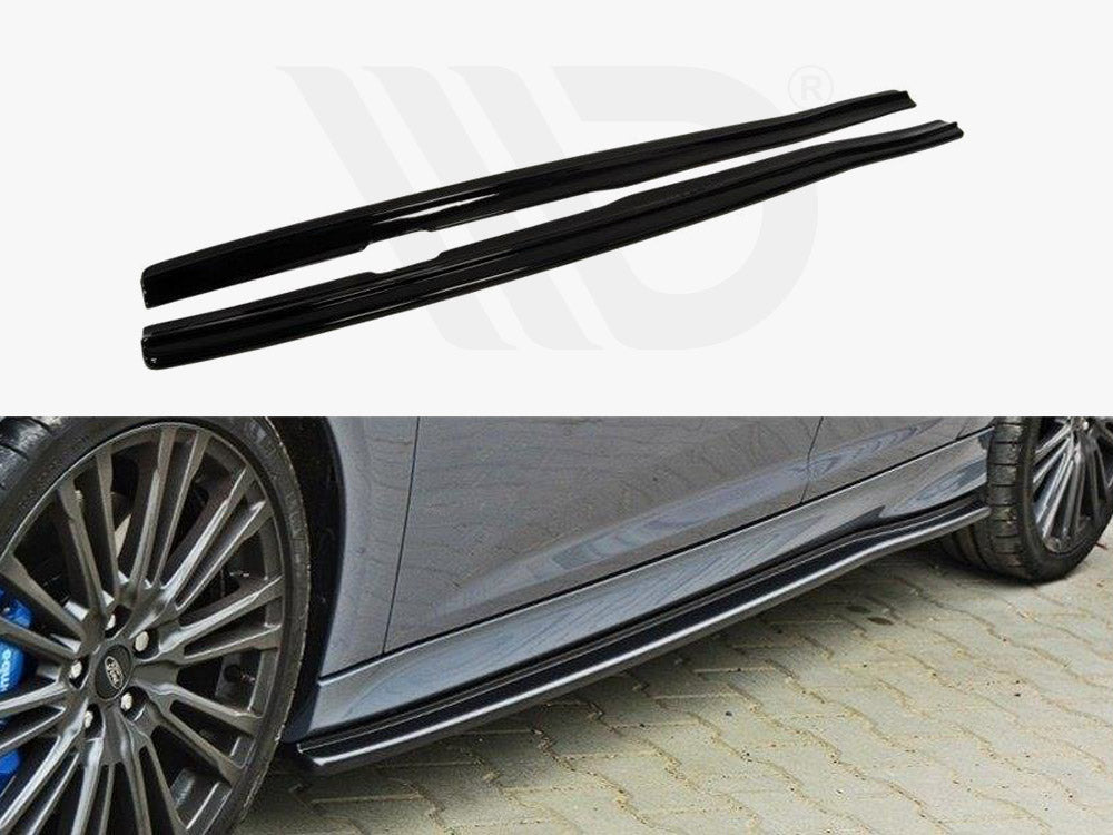 Side Skirts Diffusers Ford Focus Mk3 Rs, Mk 3.5 St, Mk 3 St - Wayside Performance 
