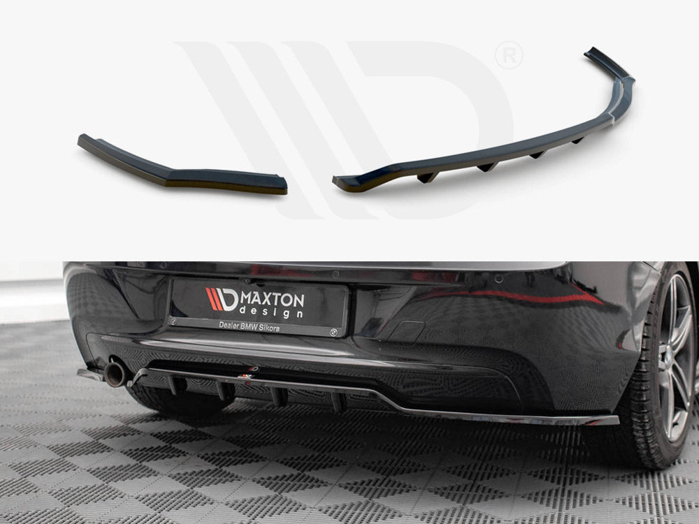 Central Rear Splitter (Vertical Bars) BMW 1 F20 - Wayside Performance 