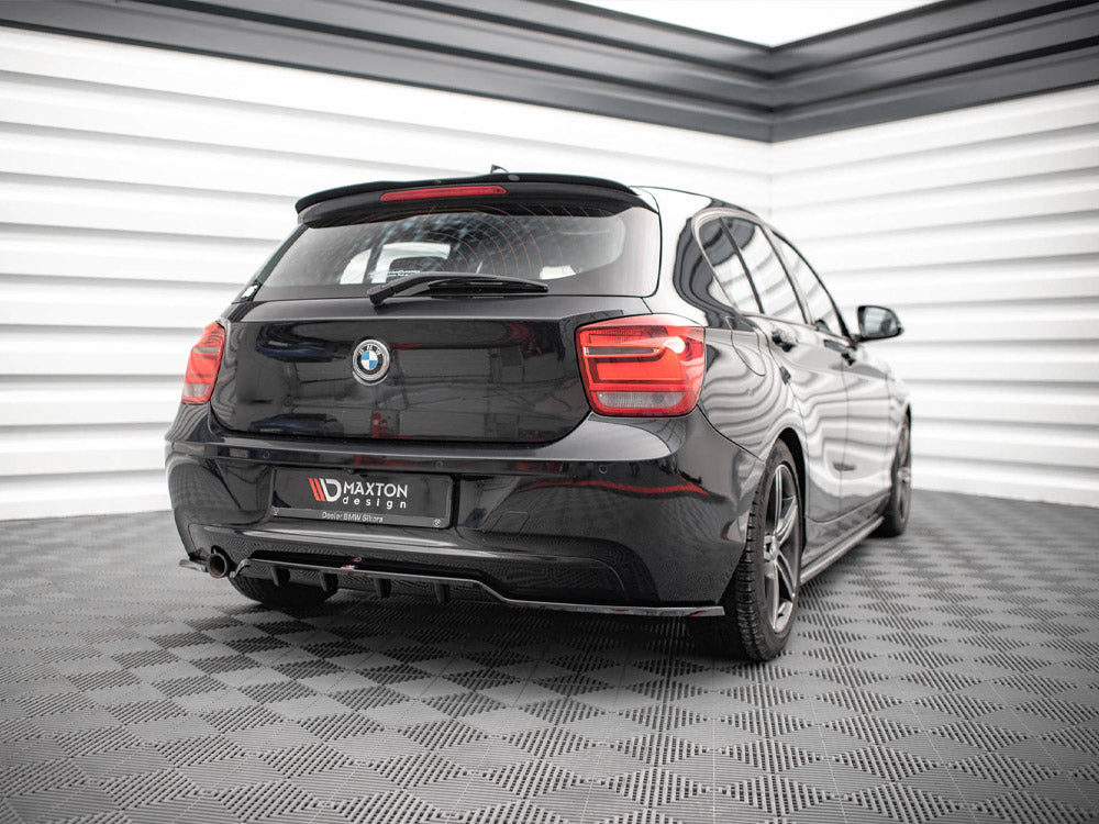 Central Rear Splitter (Vertical Bars) BMW 1 F20 - Wayside Performance 