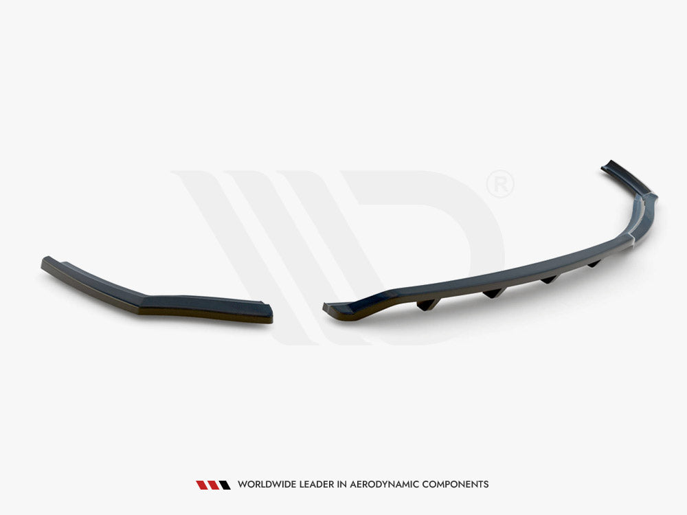 Central Rear Splitter (Vertical Bars) BMW 1 F20 - Wayside Performance 