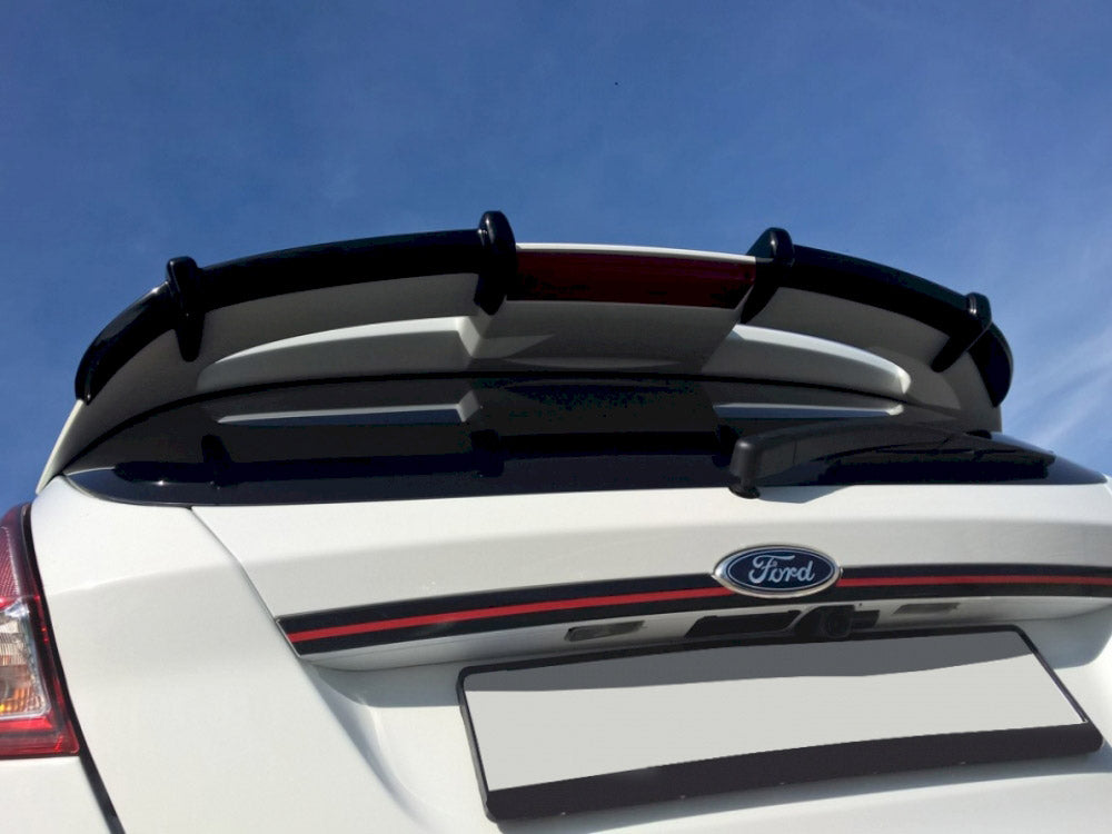 Roof Spoiler Extension Ford Fiesta Mk7 St / Zetec S Facelift Primer Painted - Wayside Performance 