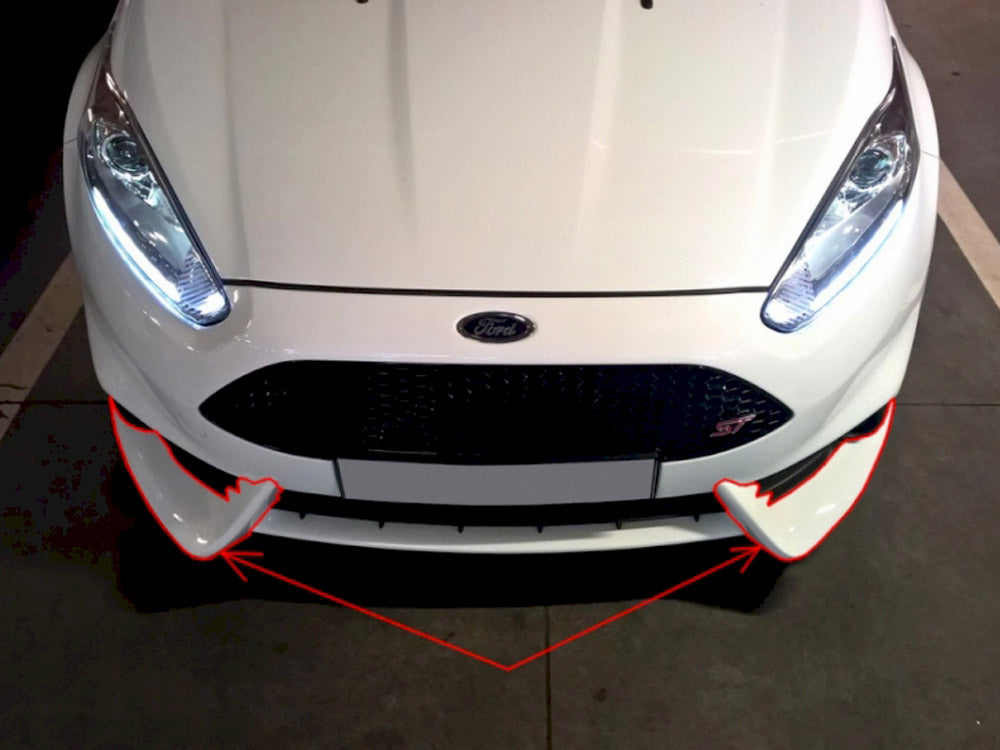 Front Bumper Spoilers Fiesta Mk7 St (2013-2017) - Wayside Performance 