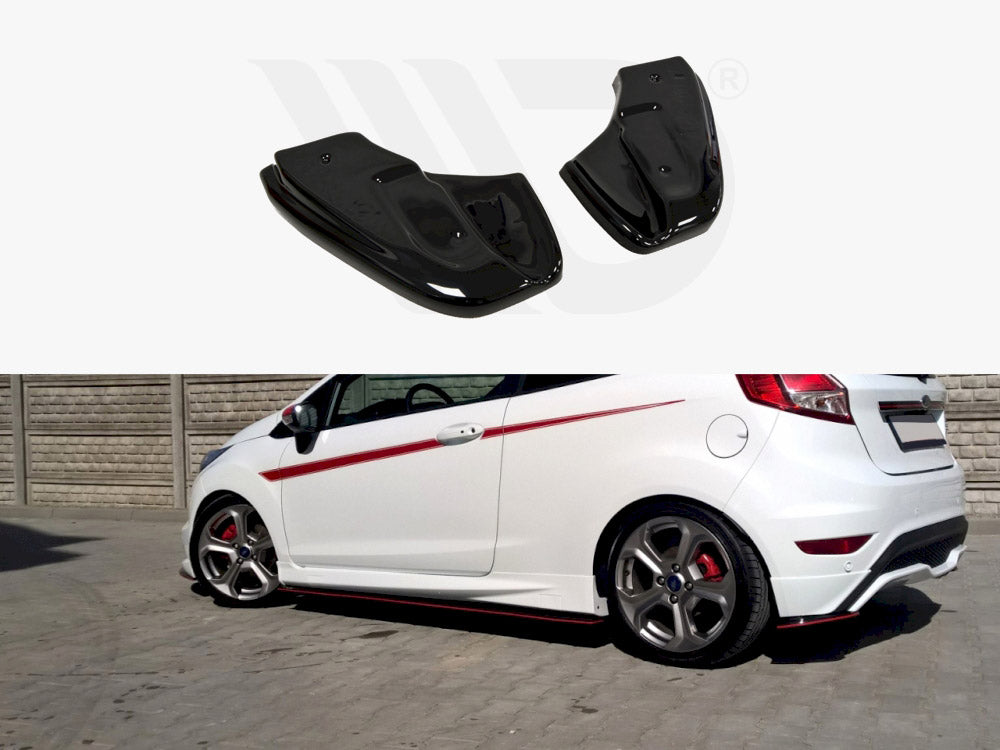 Rear Side Splitters Ford Fiesta Mk7 St & St-line (2013-2017) - Wayside Performance 