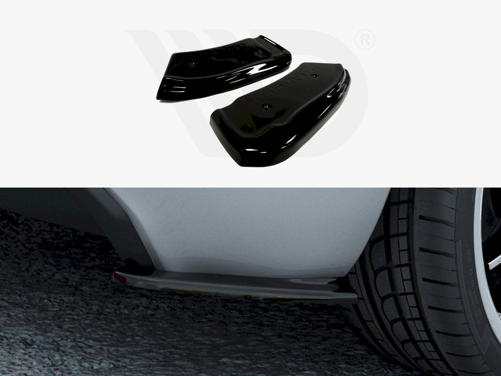 Rear Side Splitters Ford Fiesta Mk7 ST / ST-Line - Wayside Performance 