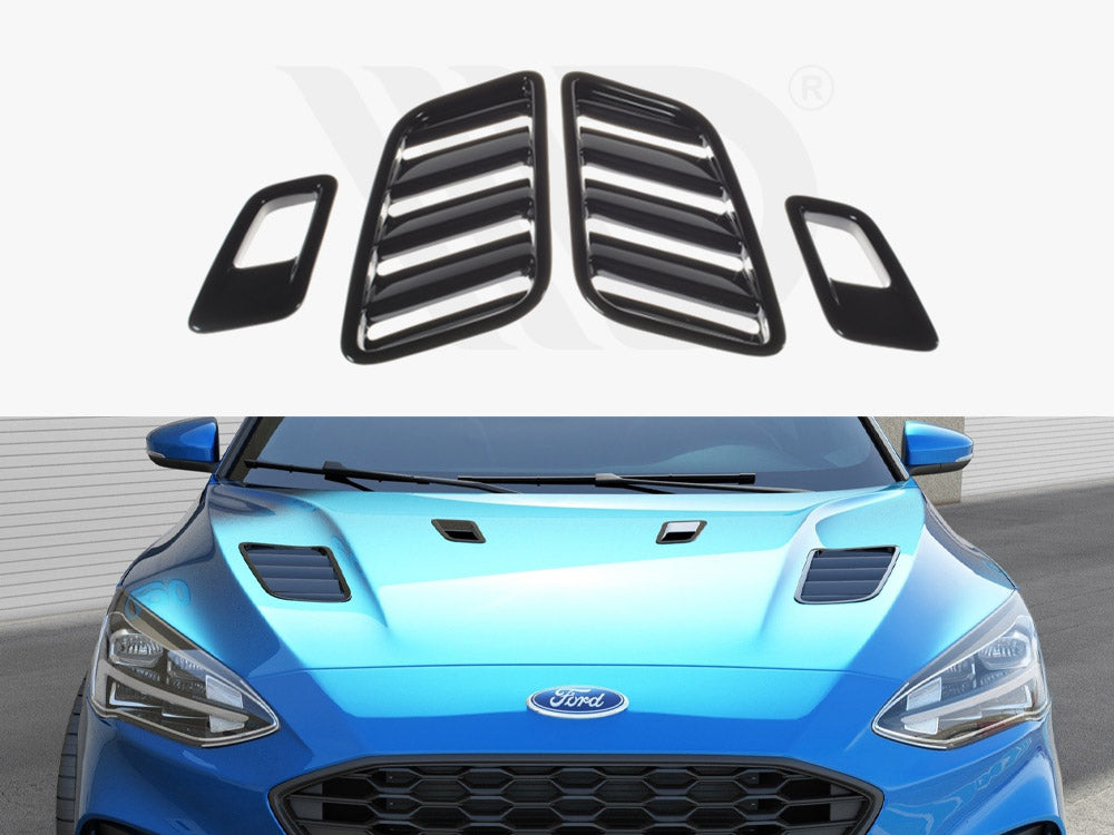 Maxton Design Set of Bonnet Vents Ford Focus Mk4 St/ St-line - Wayside Performance 